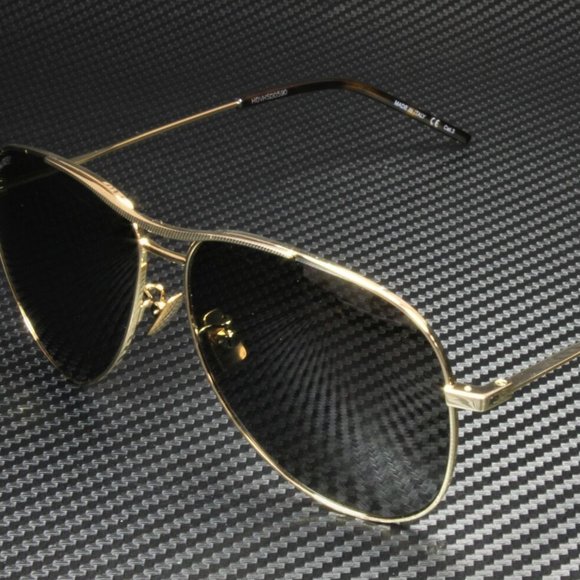 Saint Laurent Unisex Gold Havana Sunglasses! - Picture 1 of 4